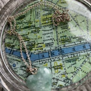 pretty aquamarine necklace